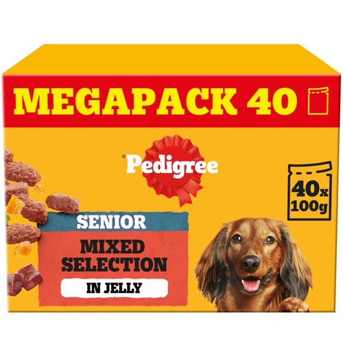 120 100g pedigree senior wet - senior,