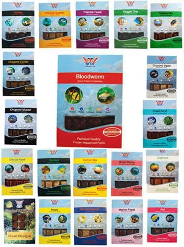 Bcuk frozen fish food 100g - bcuk,