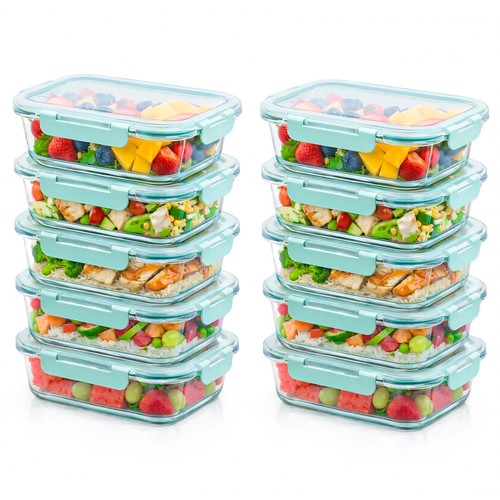 Glass food storage - food, prep