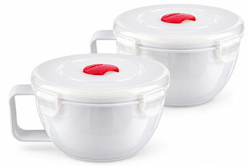 Microwave soup bowls lunch - microwave,