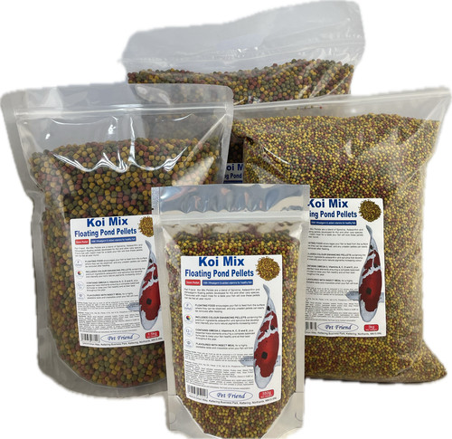 Koi pond fish - fish, pellet