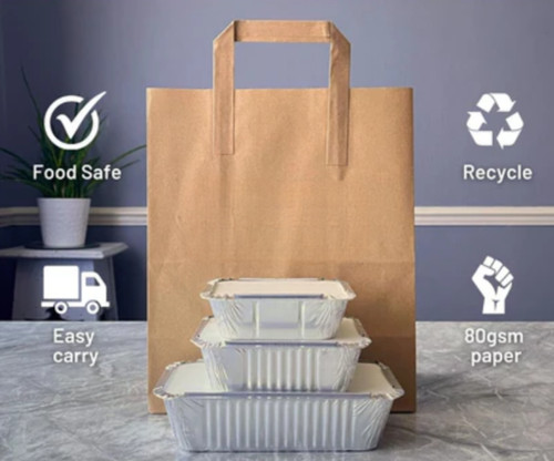 Brown white kraft paper - &, bags