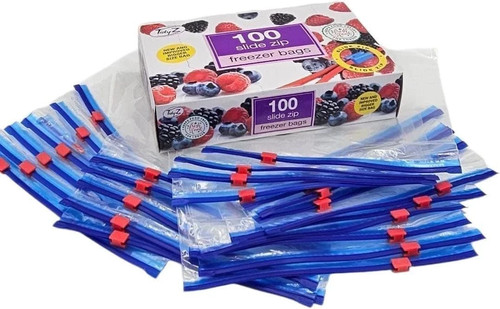 100 large slide zip - 100, freezer