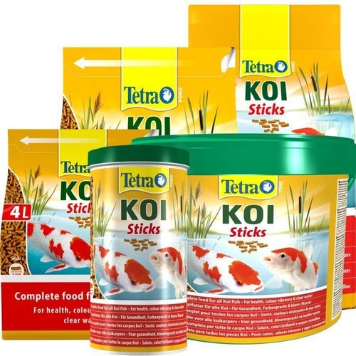 Tetra pond koi sticks floating - pond,