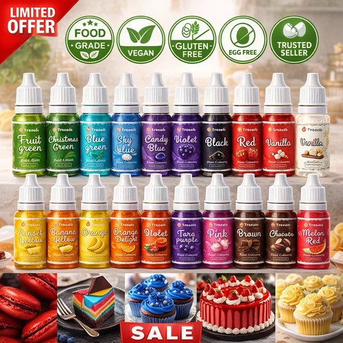 Food colouring liquid set - food,