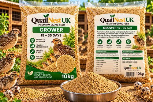 Quail grower feed days - grower,