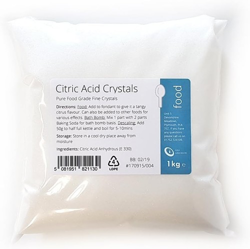 Citric acid 1kg 100 - pure, food