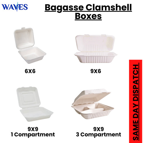 Compostable bagasse takeaway - compostable,