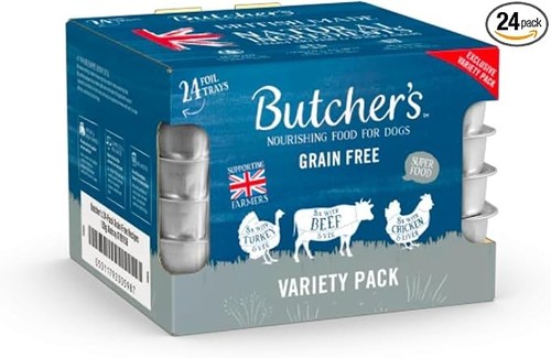 Butcher grain free dog food - butcher's,