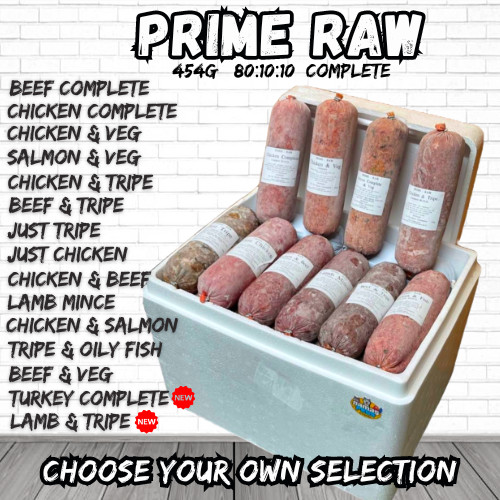 Prime raw frozen dog food - raw,