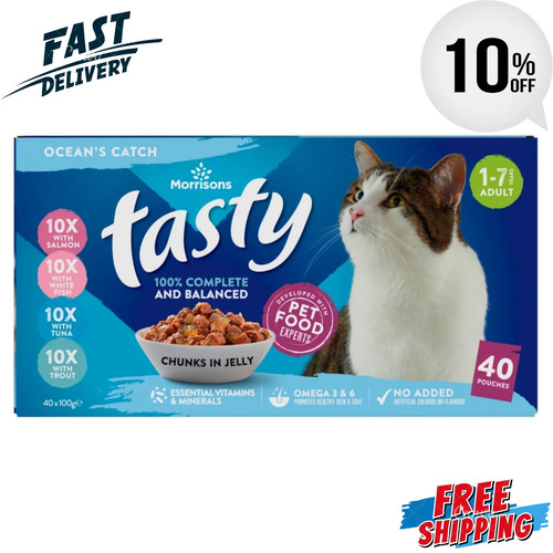 Tasty ocean catch cat food - ocean,